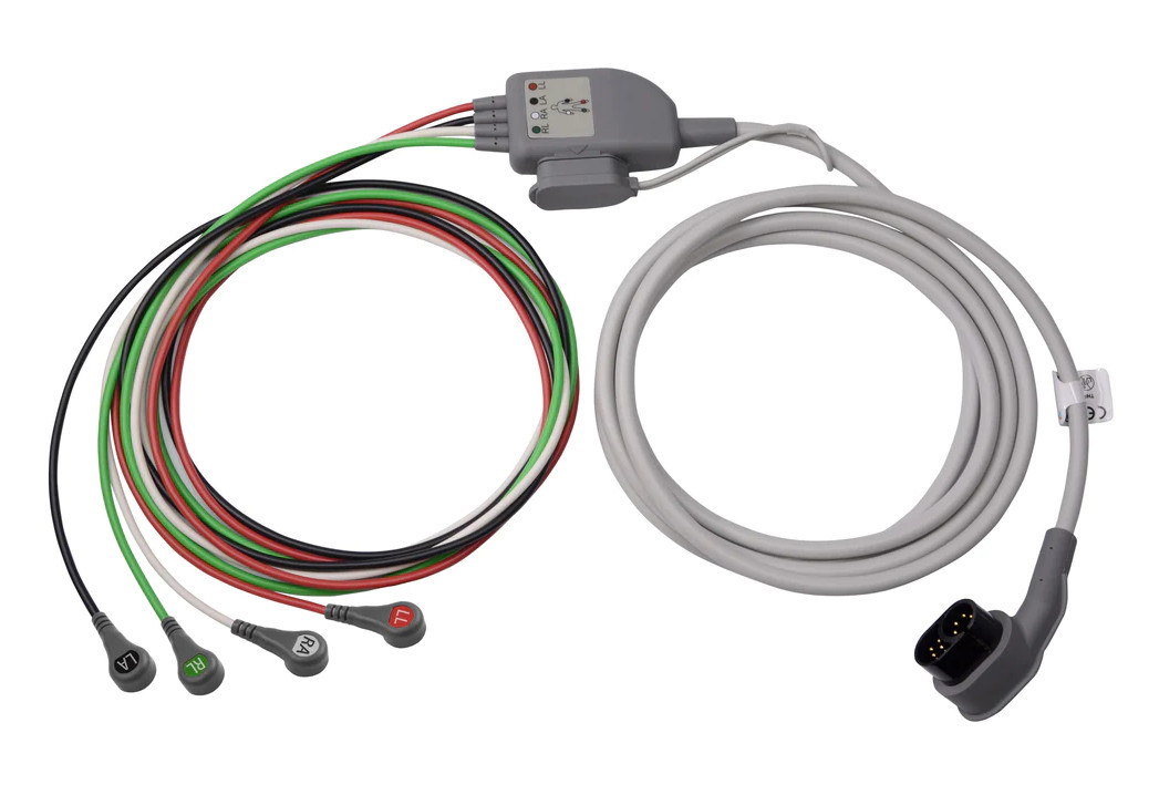 ZOLL X SERIES PROPAQ MD TRUNK CABLE W/4-WIRE LIMB LEAD ECG CABLE CARETECH (EA)