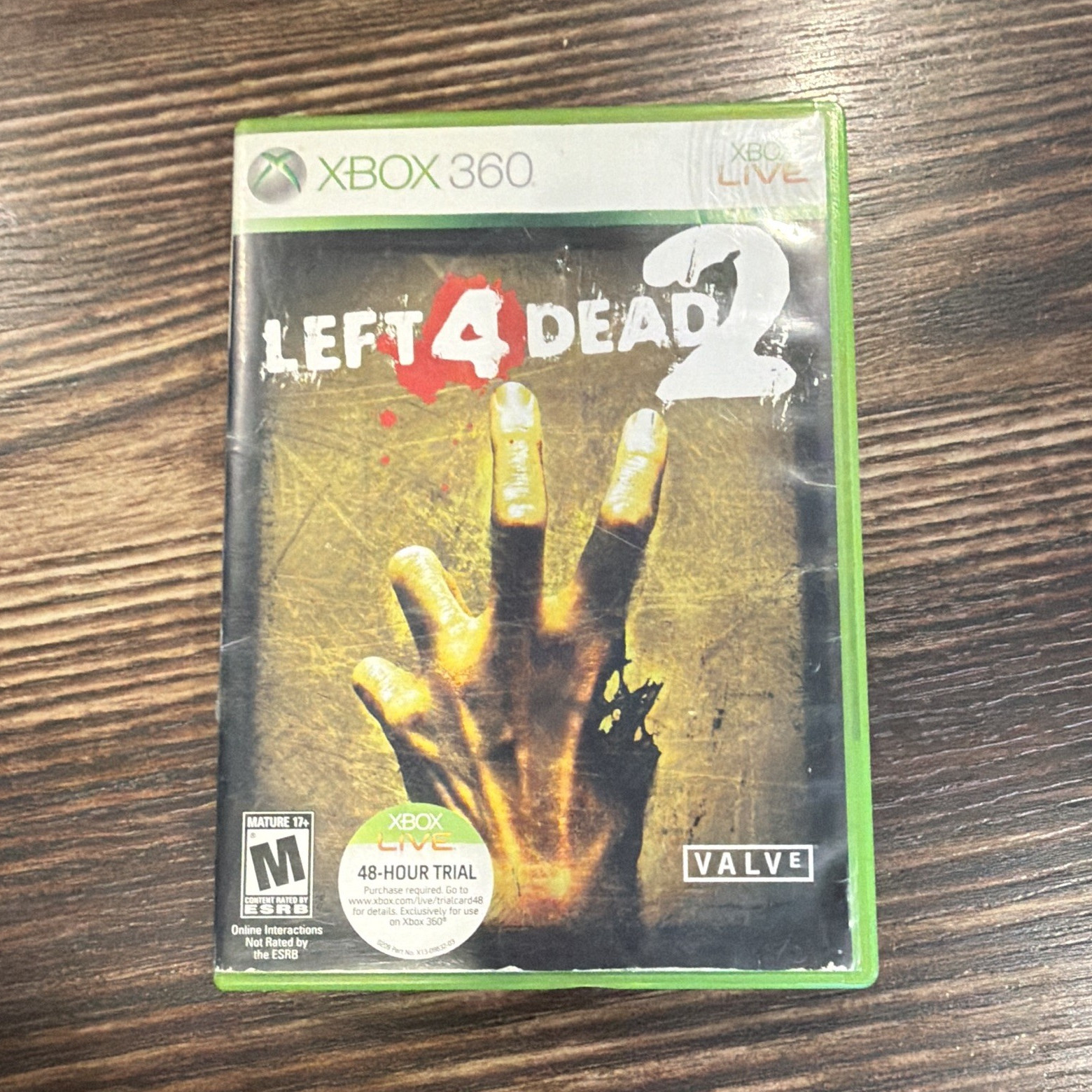 Left 4 dead 2 case and Manual ONLY NO DISC