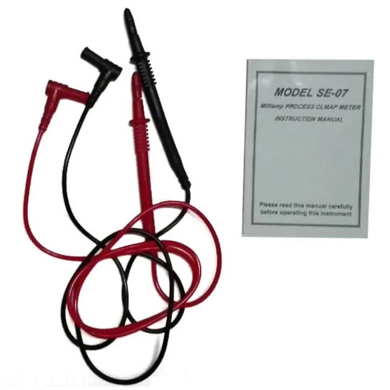 AC/DC Clamp Meter 0.1mA LCD Display with 3999 Counts Auto Zero Adjust SE-07