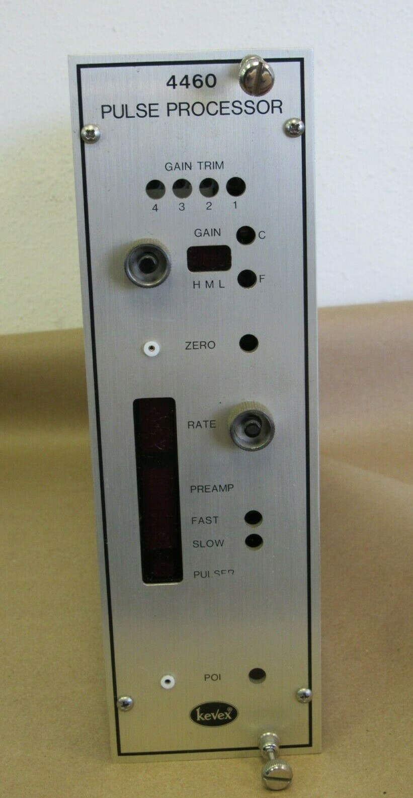 KEVEX PULSE PROCESSOR MODEL 4460, P/N 5744-6000, FROM KEVEX 8000 X-RAY COMPUTER