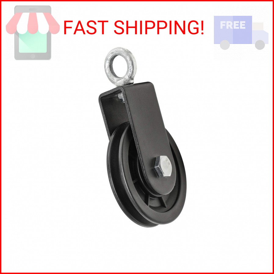 Vishusju 90mm Pulley Wheel for Cable Machines Silent Bearing Home Gym Equipment
