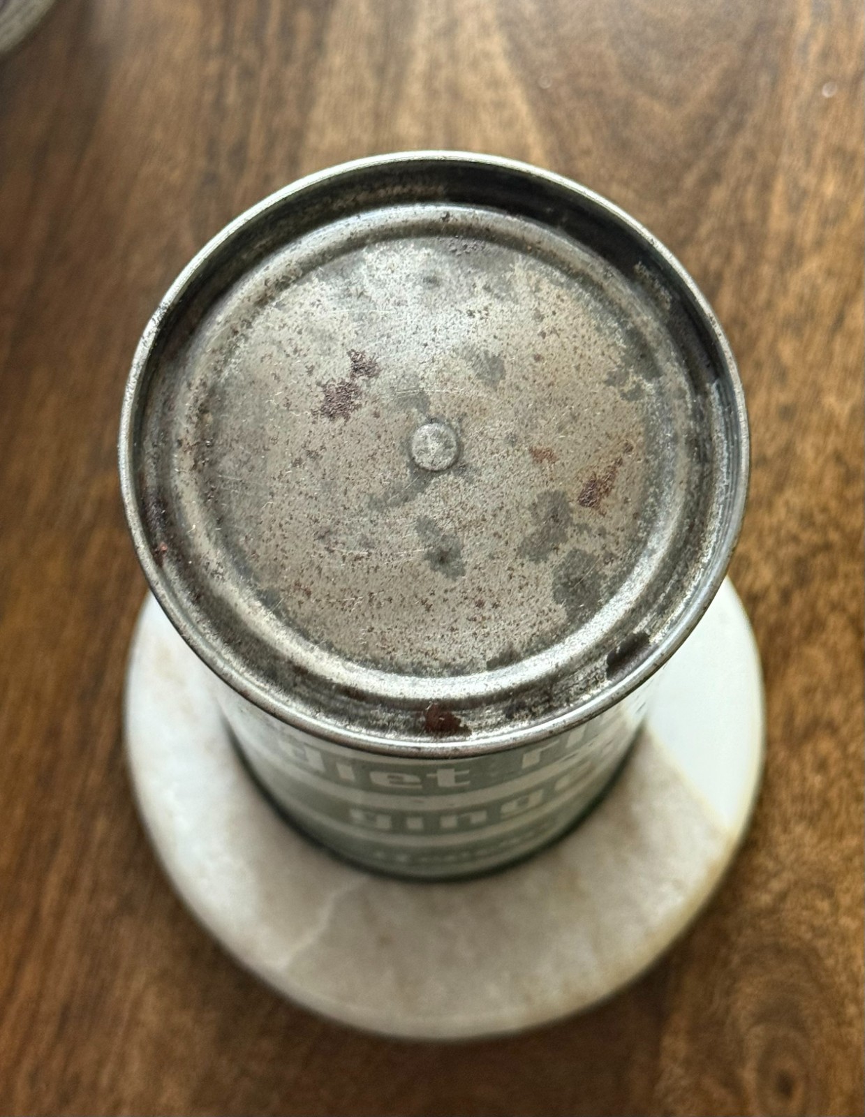 *Elusive* 12 oz. Diet Rite Ginger Beverage Flat Top Soda Can-Pre-Zip Code (1958)
