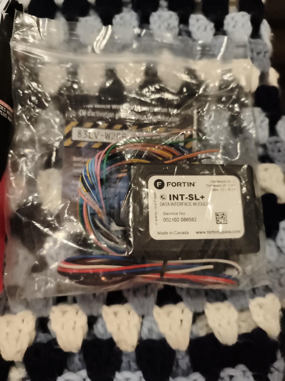 Fortin INT-SL-PL Immobilizer Bypass Door Lock Interface Module Remote Start