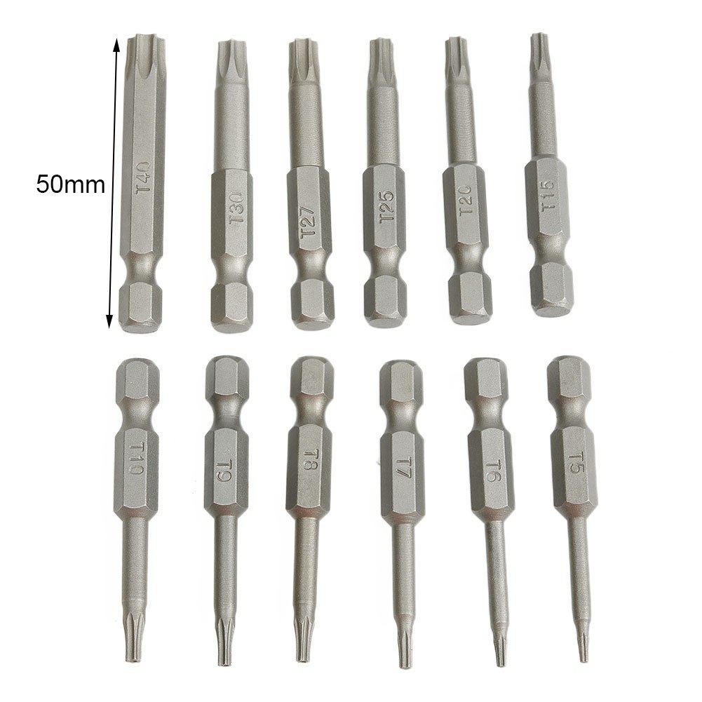 Efficient Tool Kit with Magnetic For Torx Bits Features All Essential Sizes