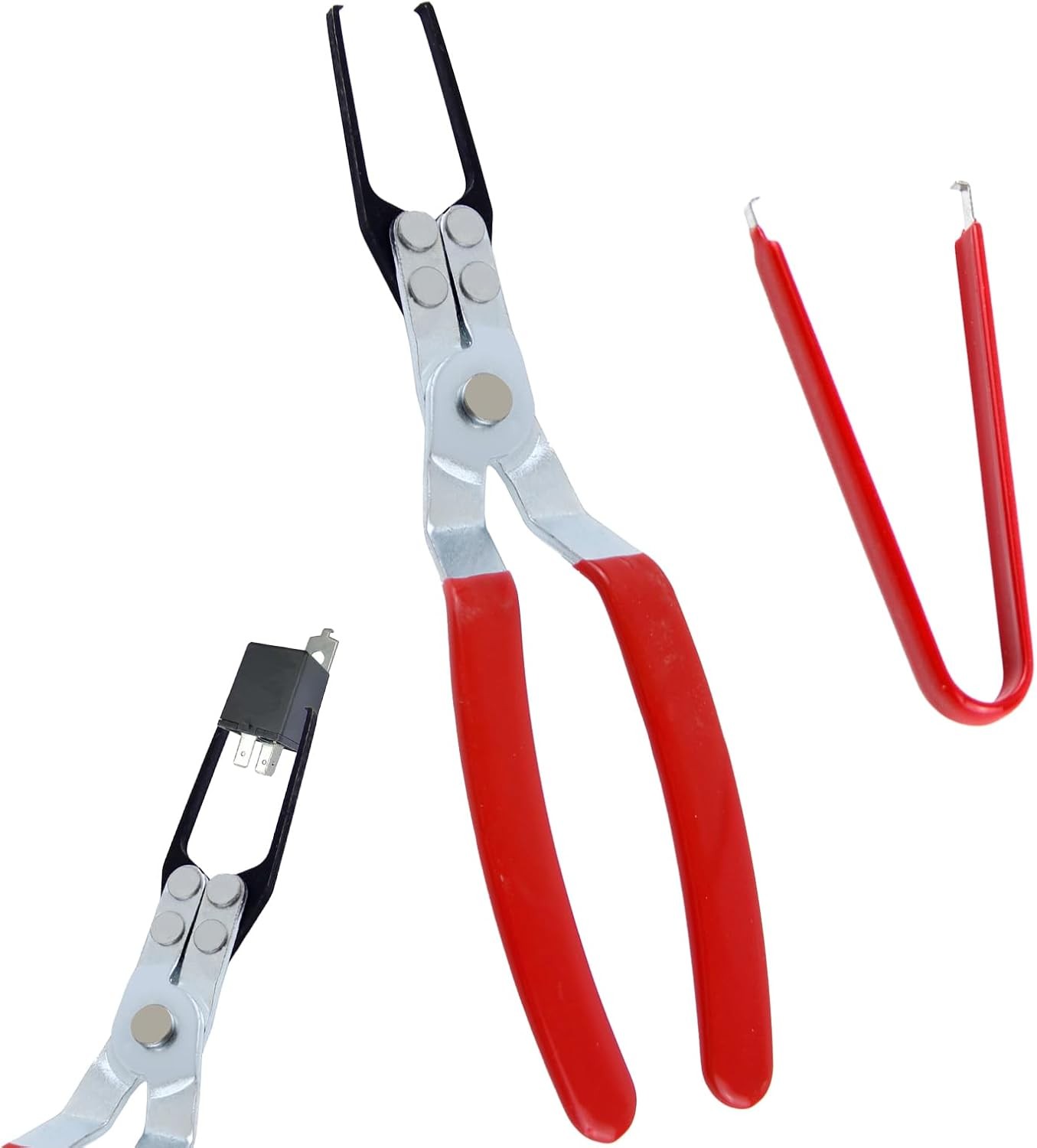 2 PCS Relay Tester, Electrical Disconnect Pliers, Automotive Relay Fmm Fuses Pul