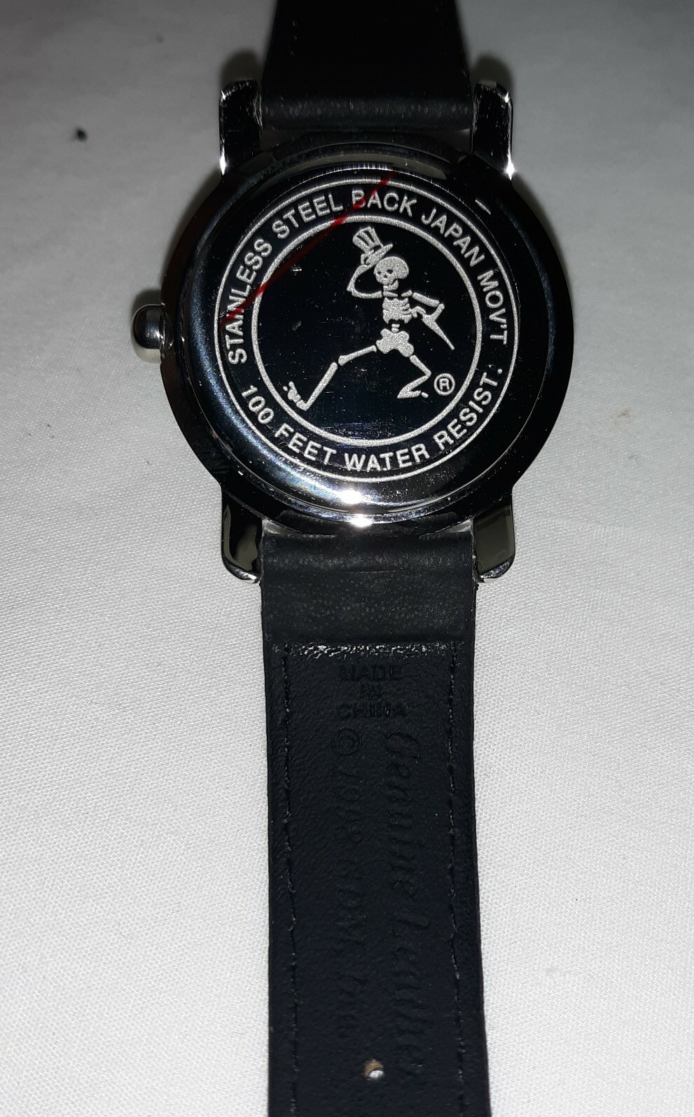 Grateful Dead Dancing Skeleton Black 1998 In Concert Wrist Watch - New Old Stock