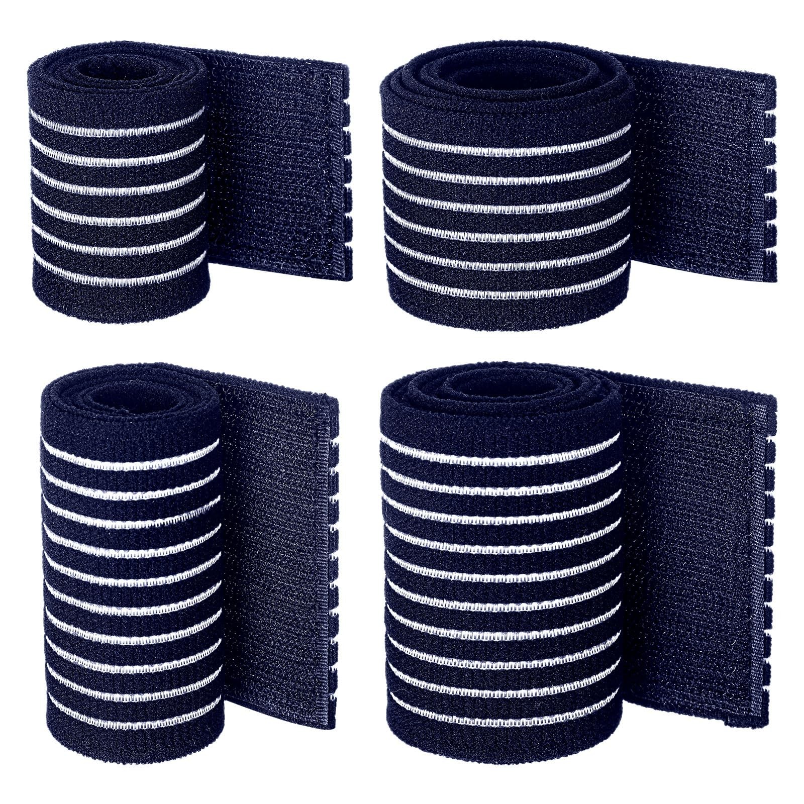 Geiserailie Ice Pack Strap Stretchable, 4 Size Elastic Reusable Belt Blue