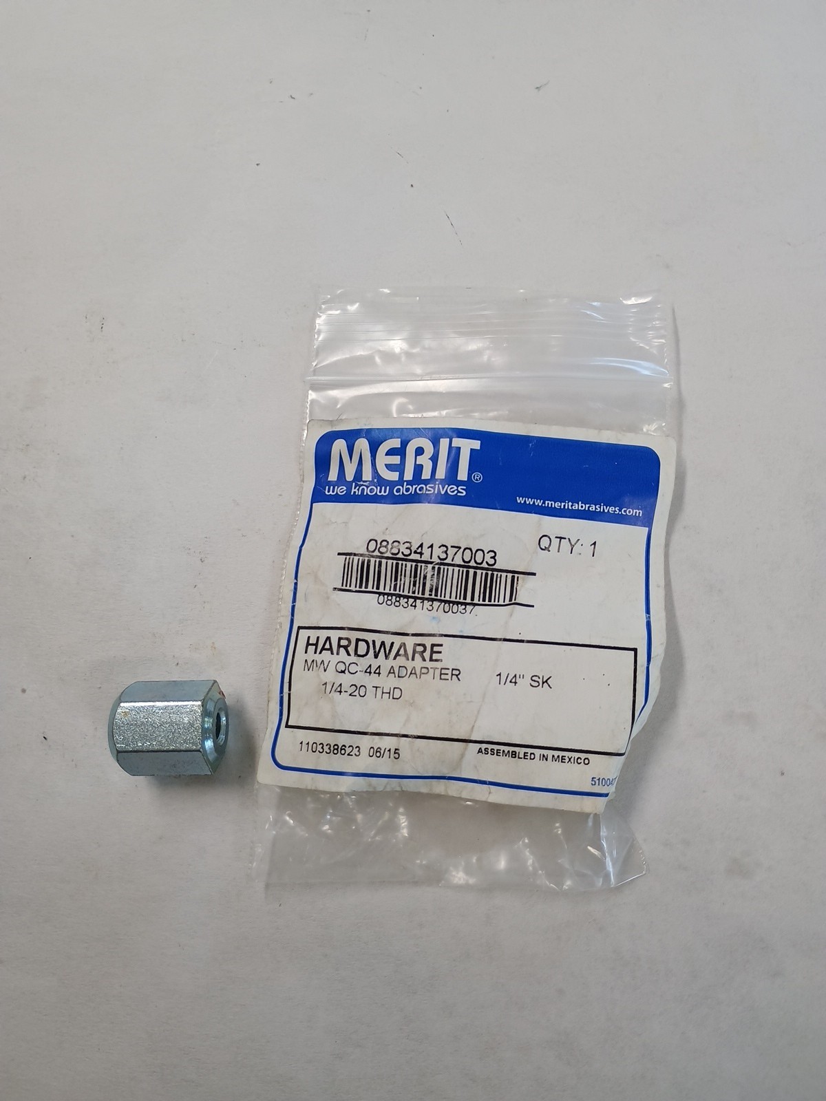 Merit MW QC-44 Adapter 1/4" SK 1/4-20 Thread