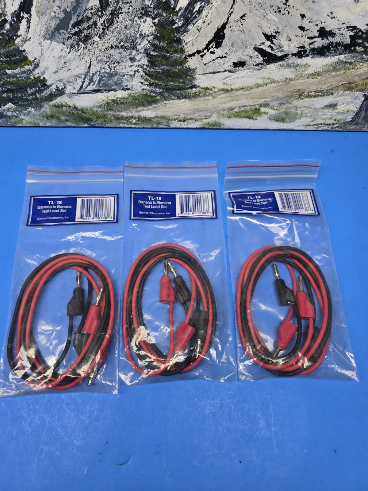 Elenco TL-18 Banana to Banana Test Lead Set - Lot of 3