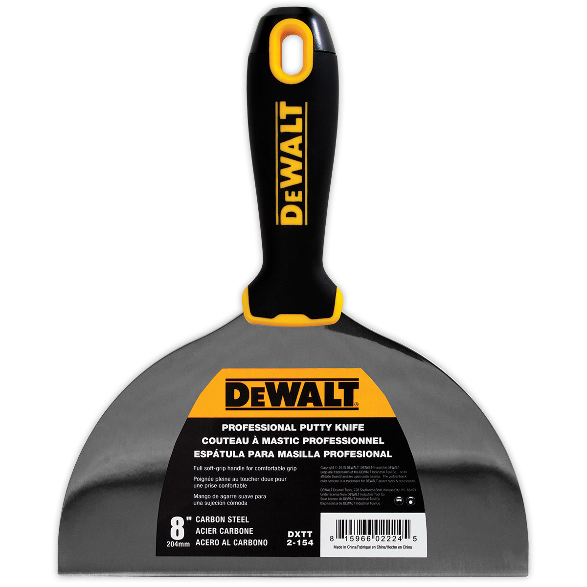 DEWALT 6 Piece Putty Knife Set 3" 4" 5" 6"8" 10" Carbon Steel | DXTT-3-149