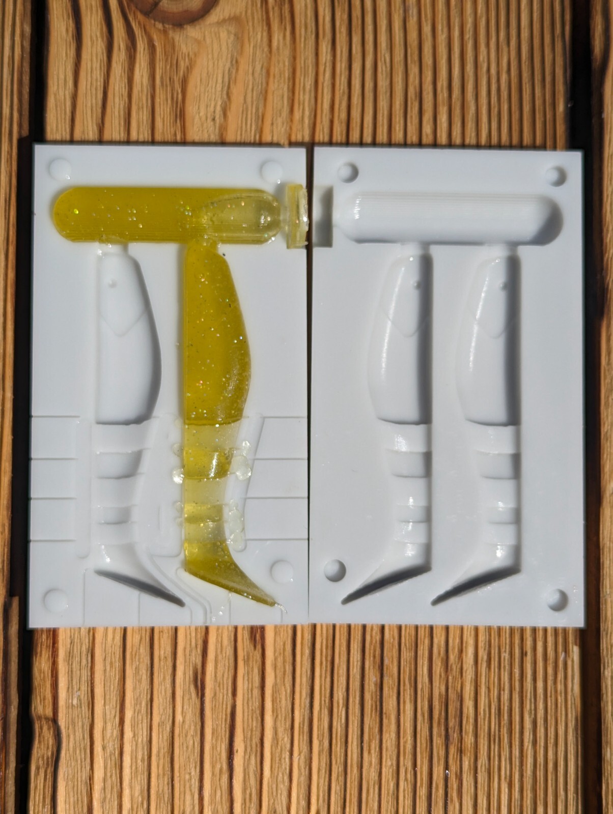Manns  Predator Fishing Mold DIY Mould Lure Bait Soft 3.5inch 89mm 3.83