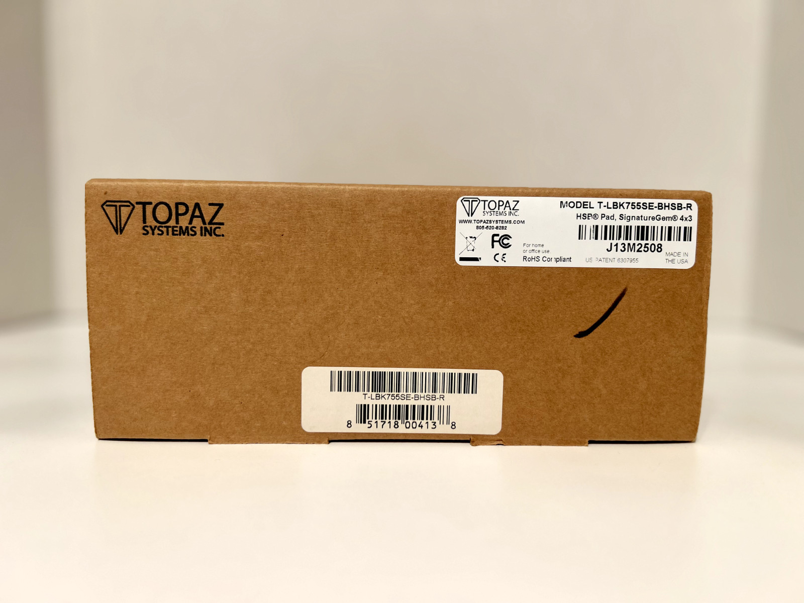 Topaz T-LBK755SE-BHSB-R Signature Pad J13M2508 – USB Backlit LCD. Never opened!