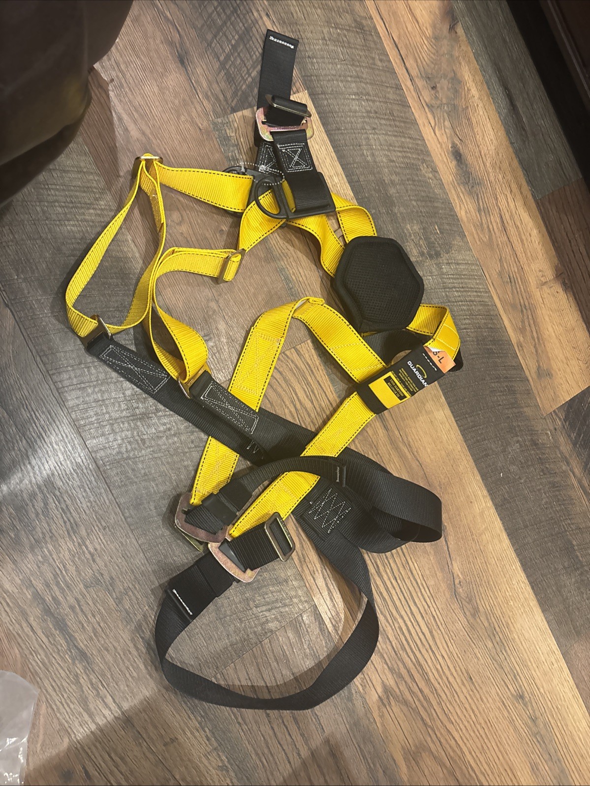 Guardian Fall Protection 1700 Velocity Economy Harness HUV Pass Thru Chest an...