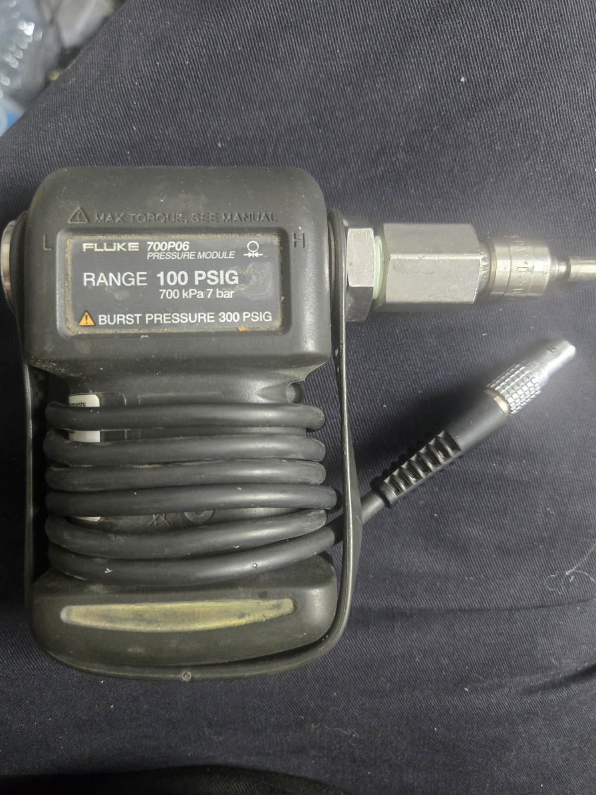 Fluke 700P06 Gauge Pressure Module Range 100 PSIG 700 kPa 7 bar
