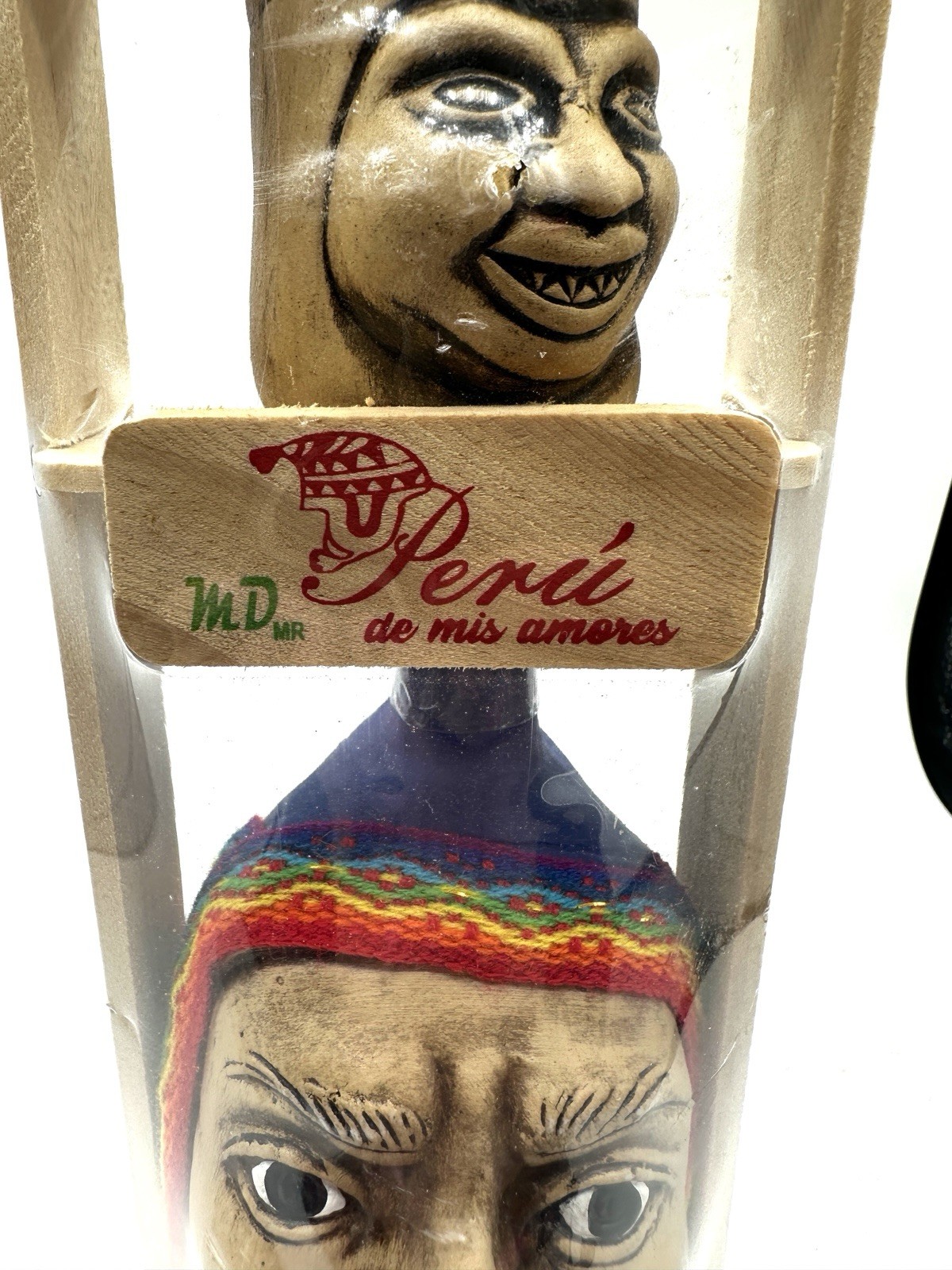 New Peruvian Ceramic Bottle & Cup Trujillo Peru Small Jug Souvenir