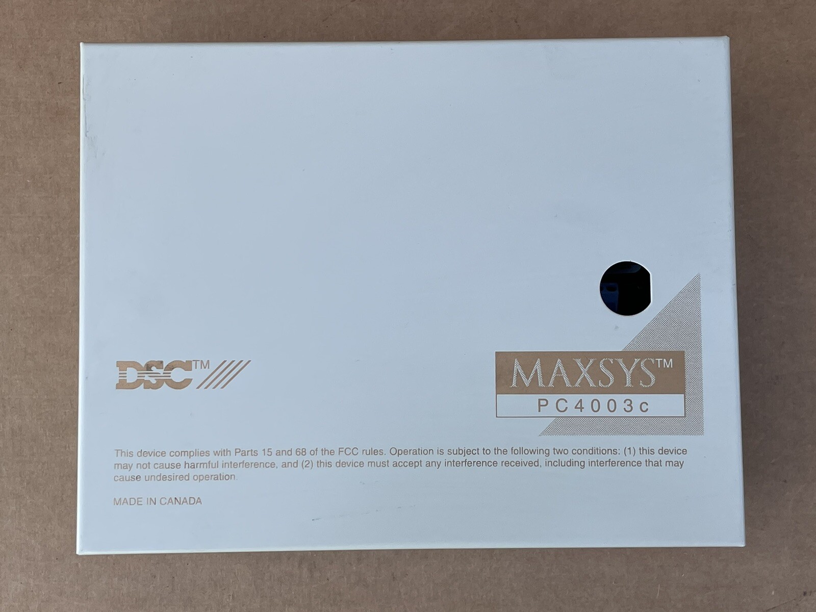 DSC MAXSYS PC4003C PC4204 CABINET w REPEATER RELAY FIRE & BURGLAR