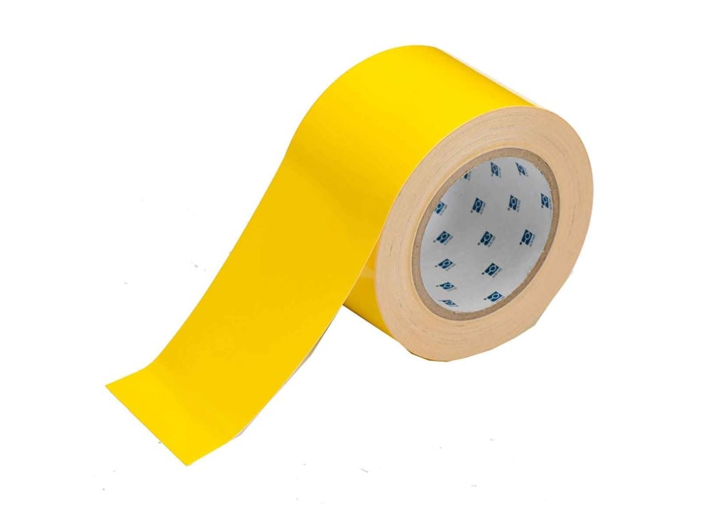 Brady 104342 - Floor Marking Tape ToughStripe 3 inch x100' Yellow