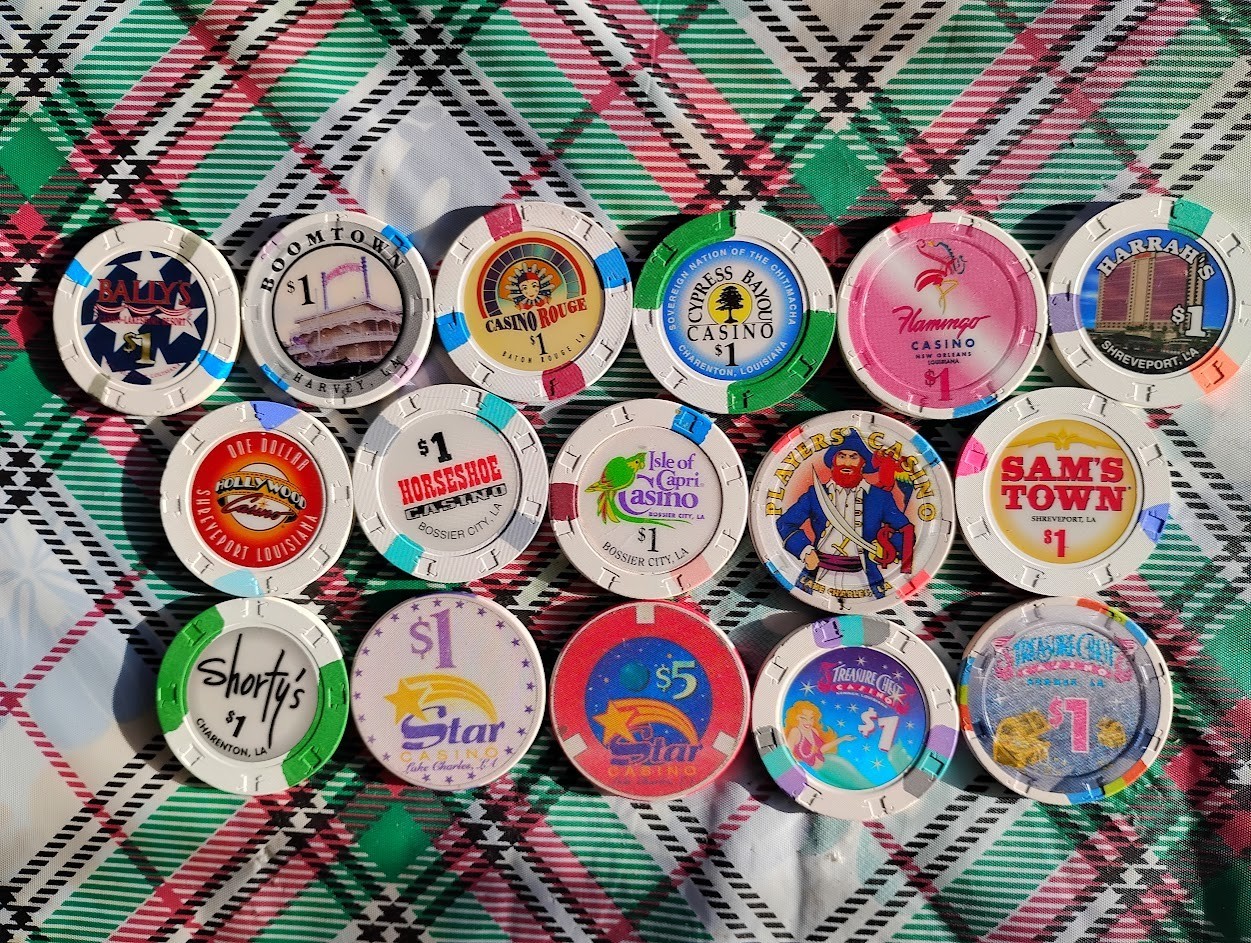 $1 CASINO CHIP - YOU PICK THE ONE YOU WANT - LOUISIANA