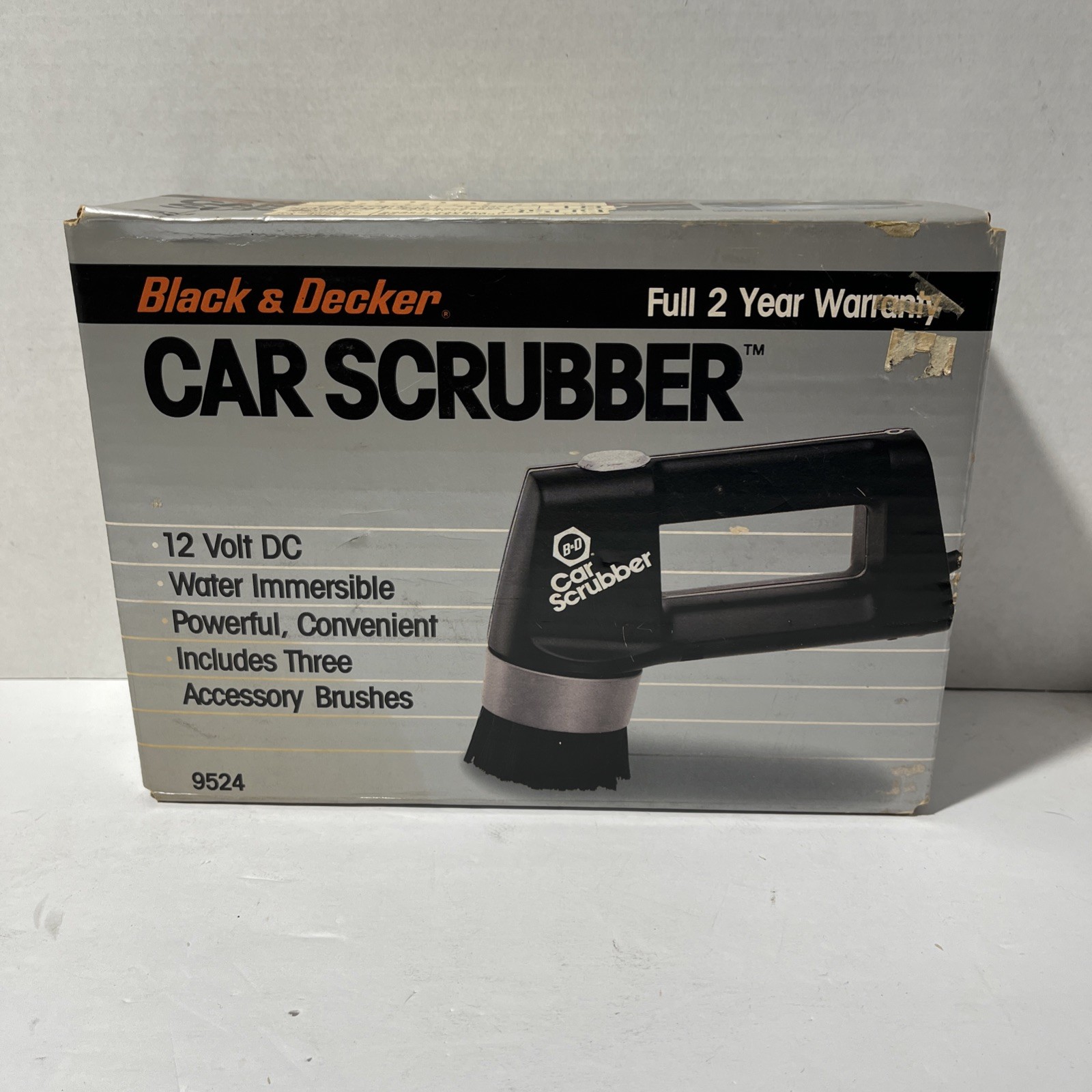 Vintage Black & Decker Car Scrubber - Model 9524 Unopened 1983 Original New