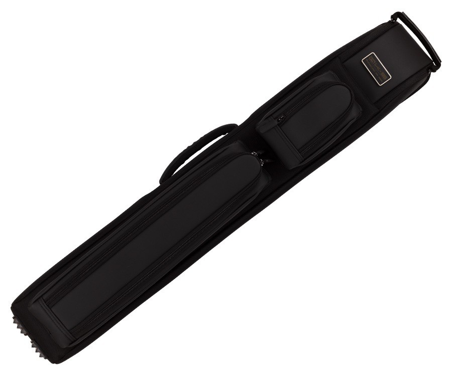 QK-S QKS12 2Bx4S Black Billiards Pool Cue Stick Case w/ Shoulder Strap