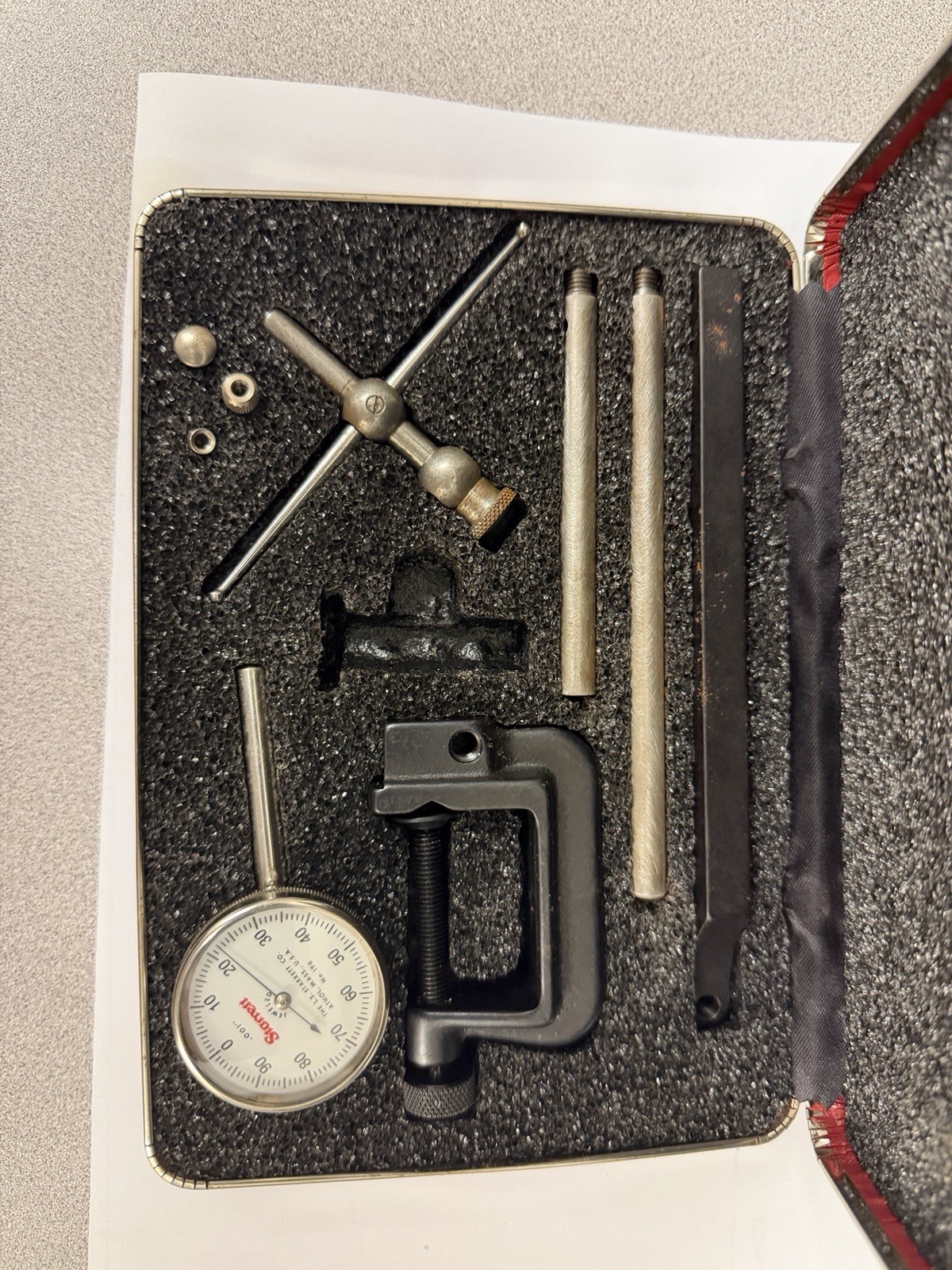Starrett 196A1Z Universal Back Plunger Dial Indicator