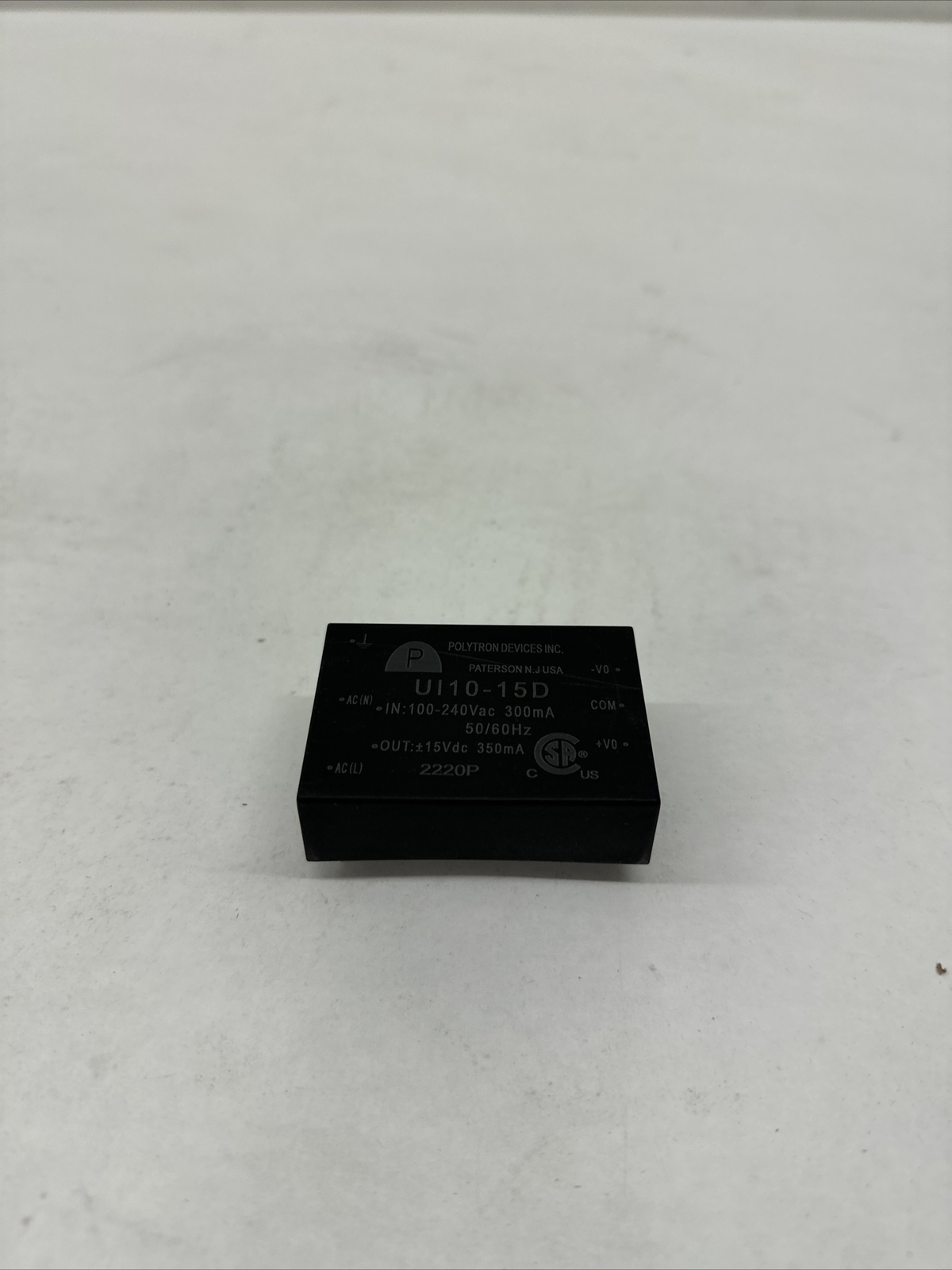 Polytron Device AC-DC POWER SUPPLY MODULES UNIVERSAL INPUT UI10-15D