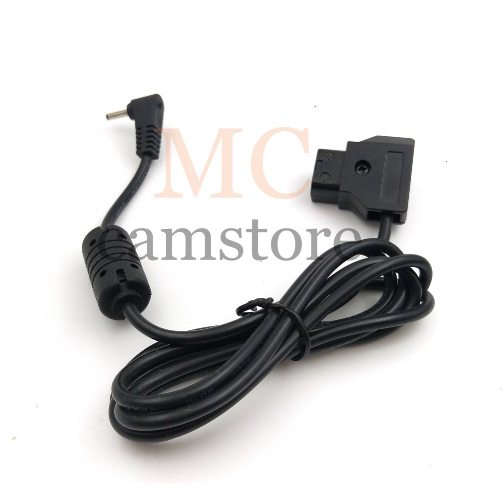 D-tap Male to 2.5x0.7mm Right Angle  Power Cable For BlackMagic Camera BMPCC