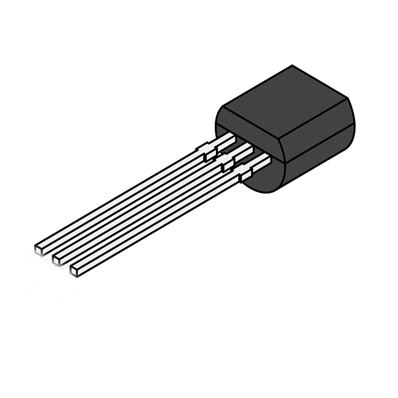 10PCS ON Semiconductor 2N3906 PNP TO-92 Silicon Small Signal Transistor - NEW