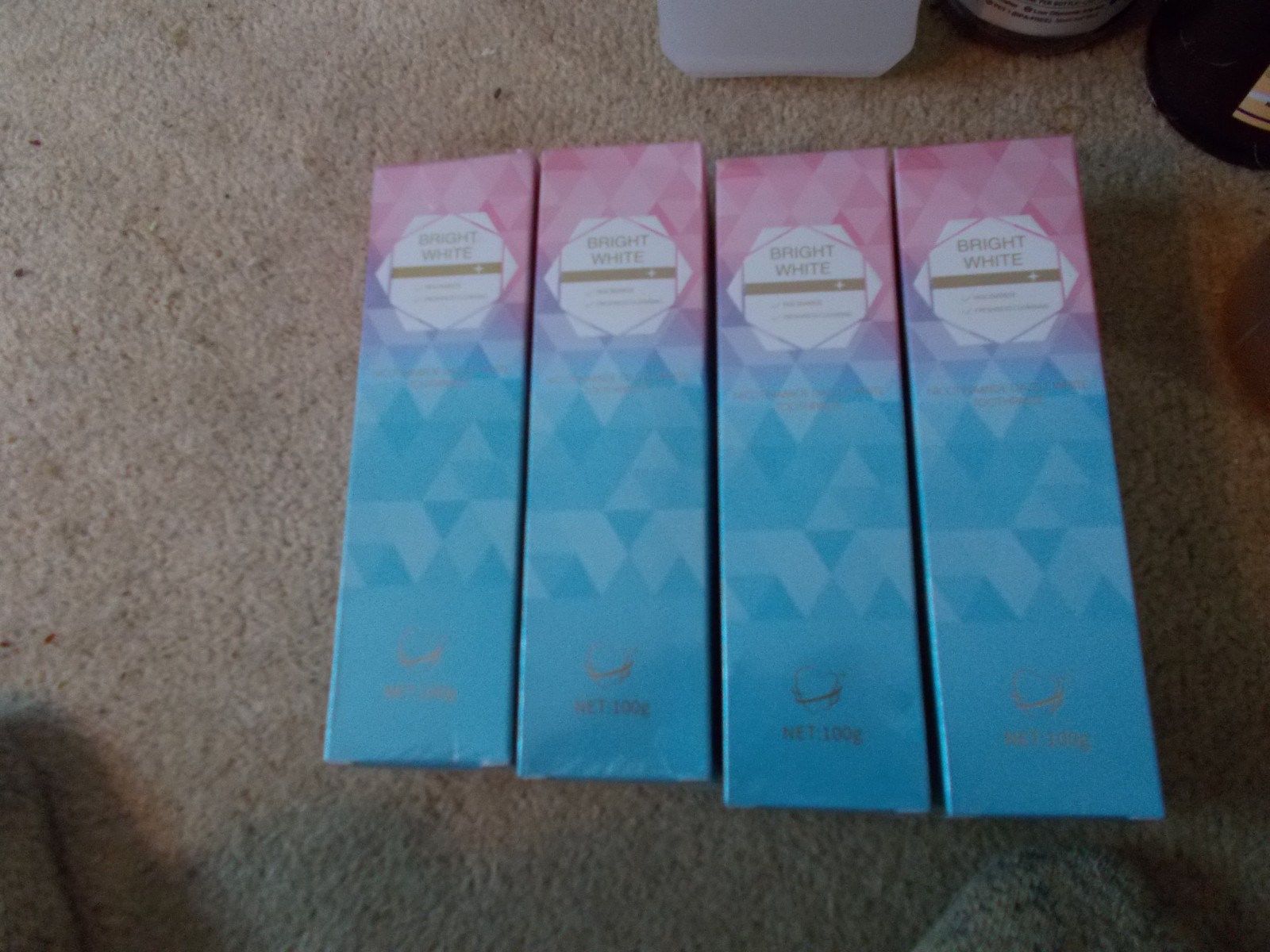 4 pcs  Nicotinamide Dazzle Toothpaste - Bright Dazzle White 3.5 oz  exp 02-28