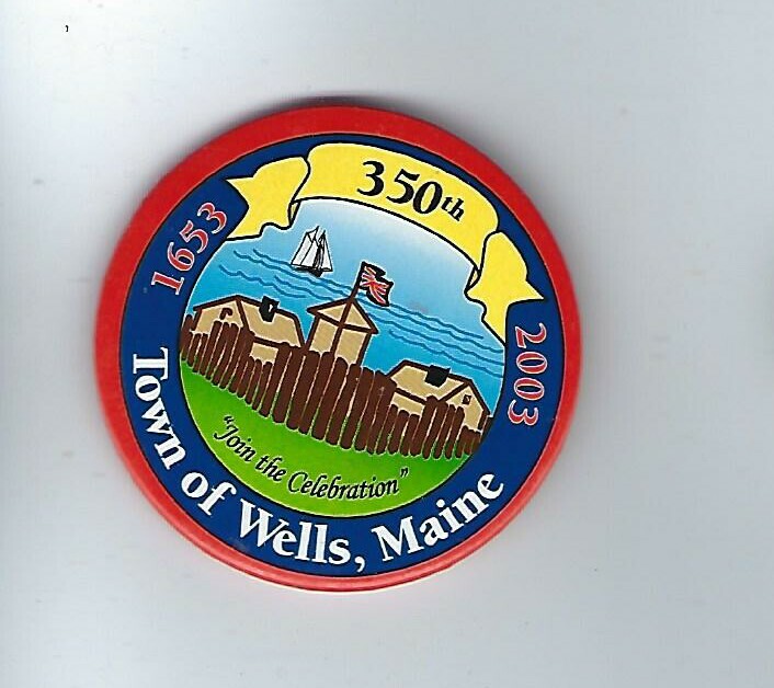 2003 Wells Maine Lg Pin Back