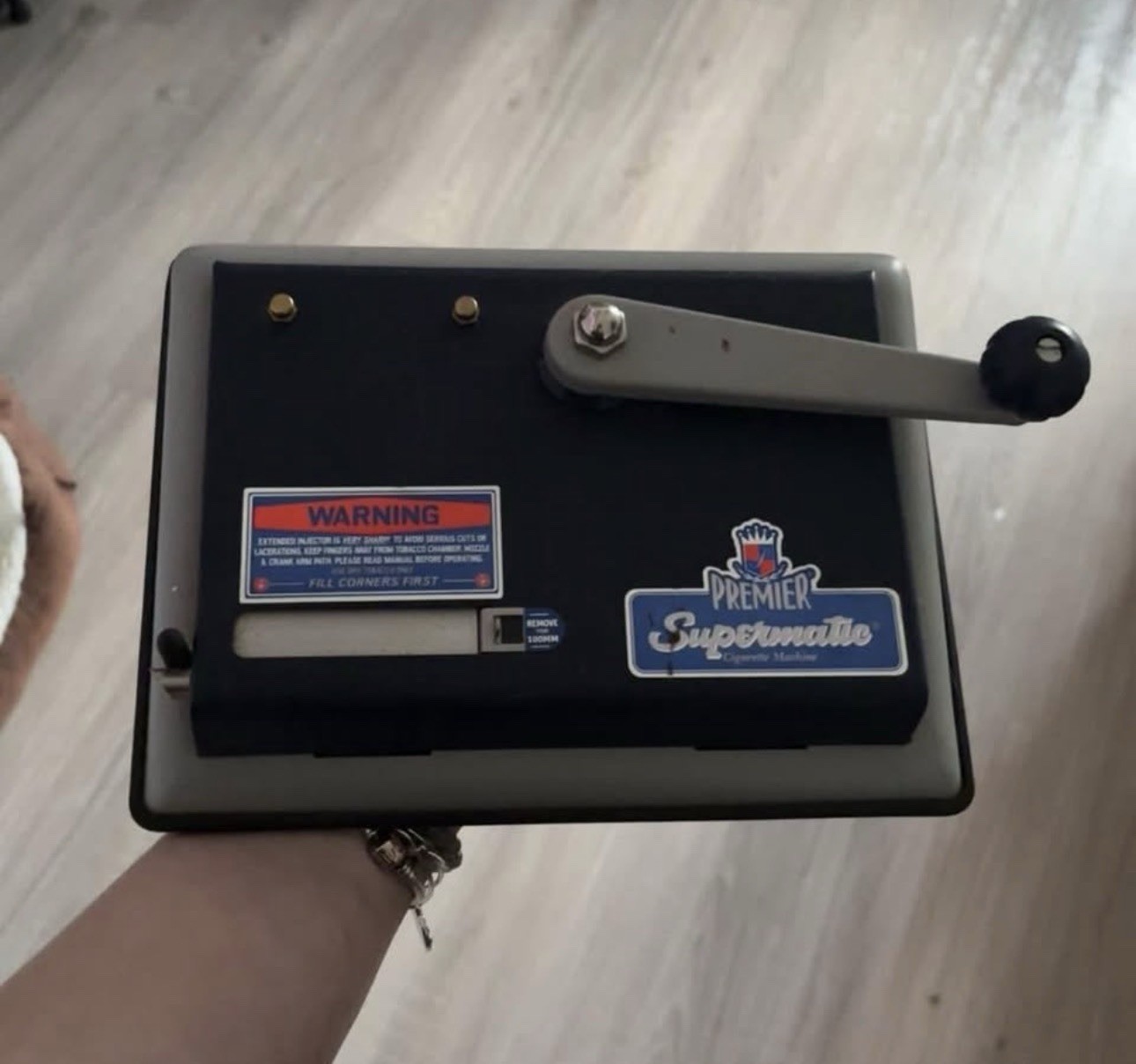 PREMIER Supermatic Cigarette Injector Machine Makes 100mm Regular & King Size