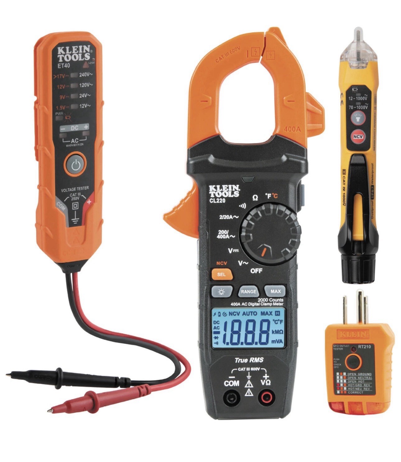 Klein Tools CL220VP Premium Meter Electrical Test Kit