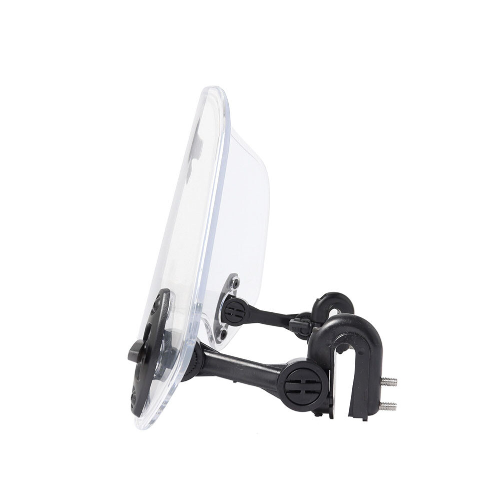 Motorcycle Adjustable Clip-on Windscreen Extender Windshield Extension Universal