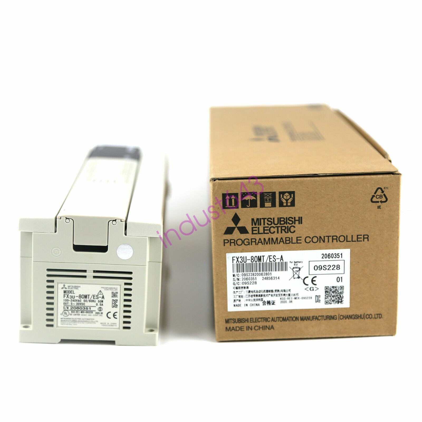 NEW MITSUBISHI PLC FX3U-80MT/ES-A Programmable Logic Controller