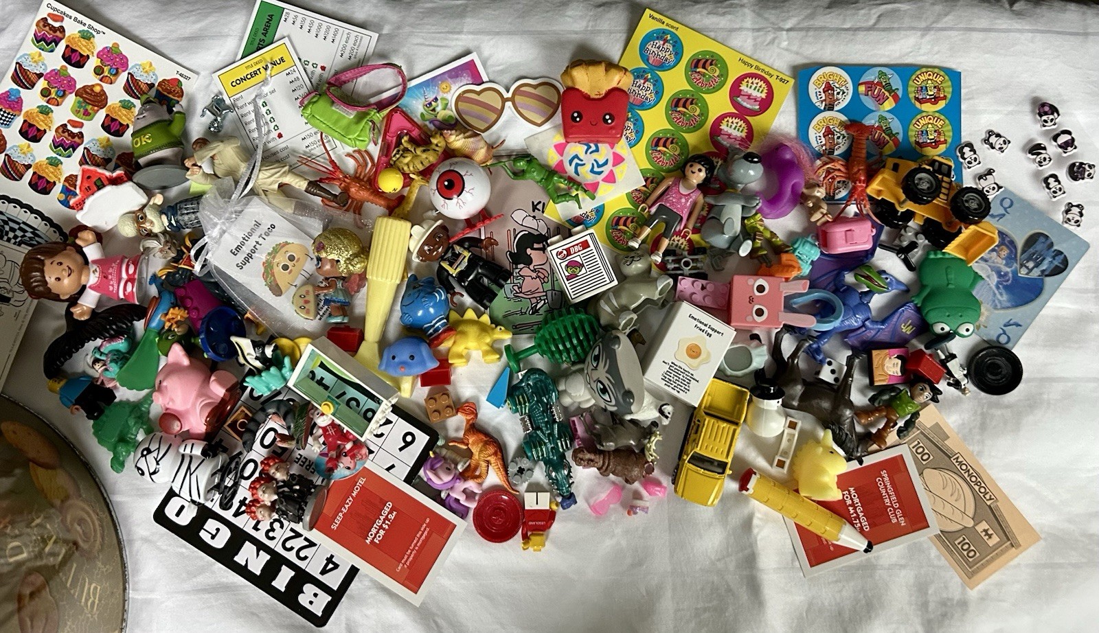 Mystery Grab Bag Trinkets Toys  Ephemera Crow core Lucky Dip Crafting