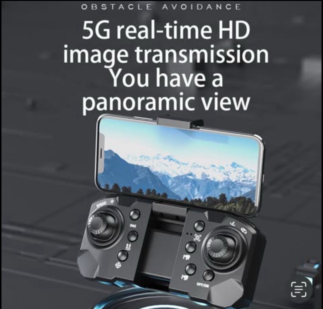 S5 Drone 360 Camera Remote Control 2 Batteries 15 Minutes Flight Time Each