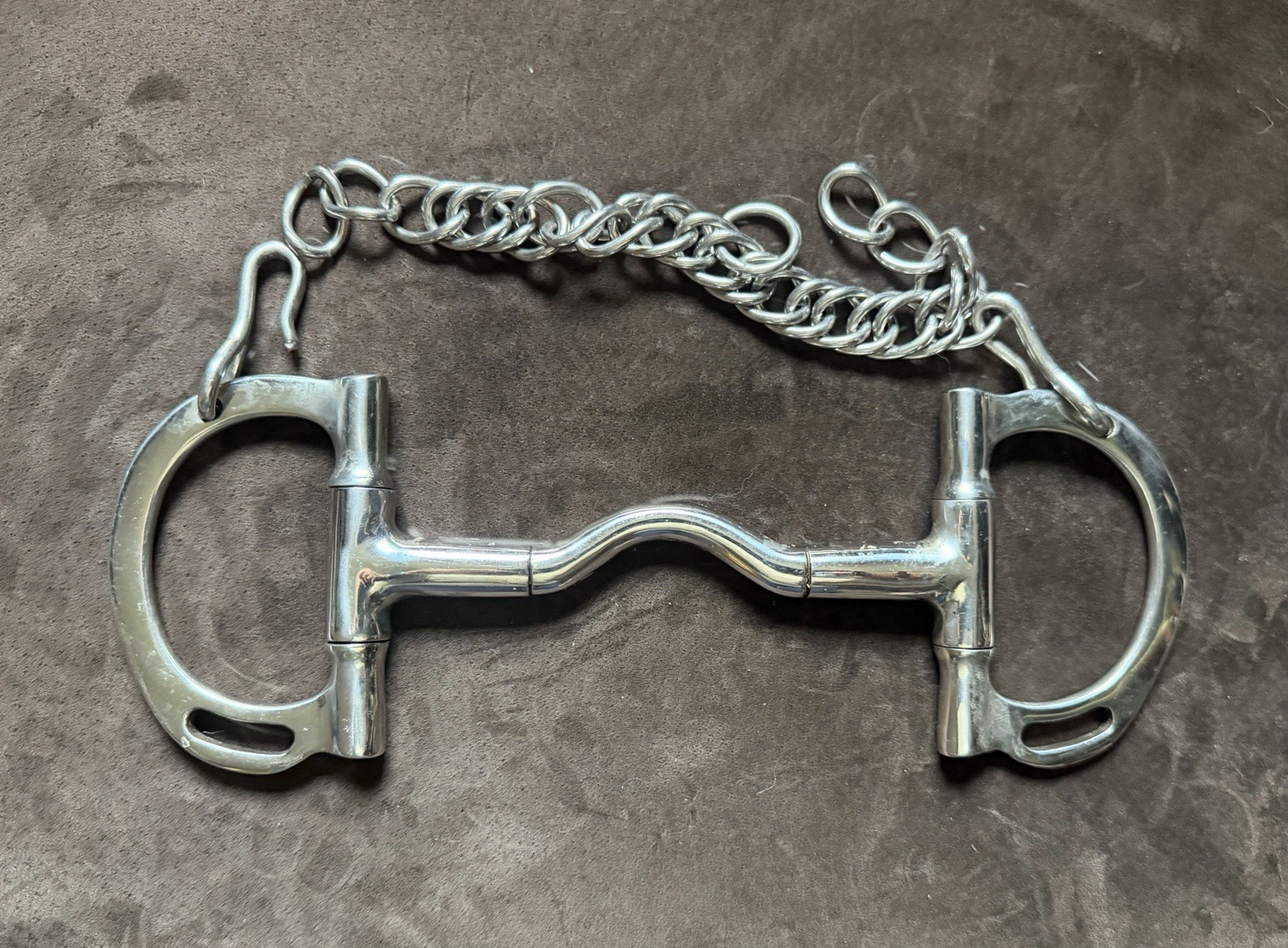 5" Robart Spring Loaded Low Port Correction English Bit