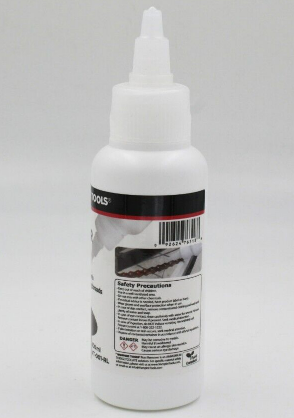 VT-001-RL - Vampire Tools Rust Remover Liquid - Fast Acting, No Scrubbing/Wiping