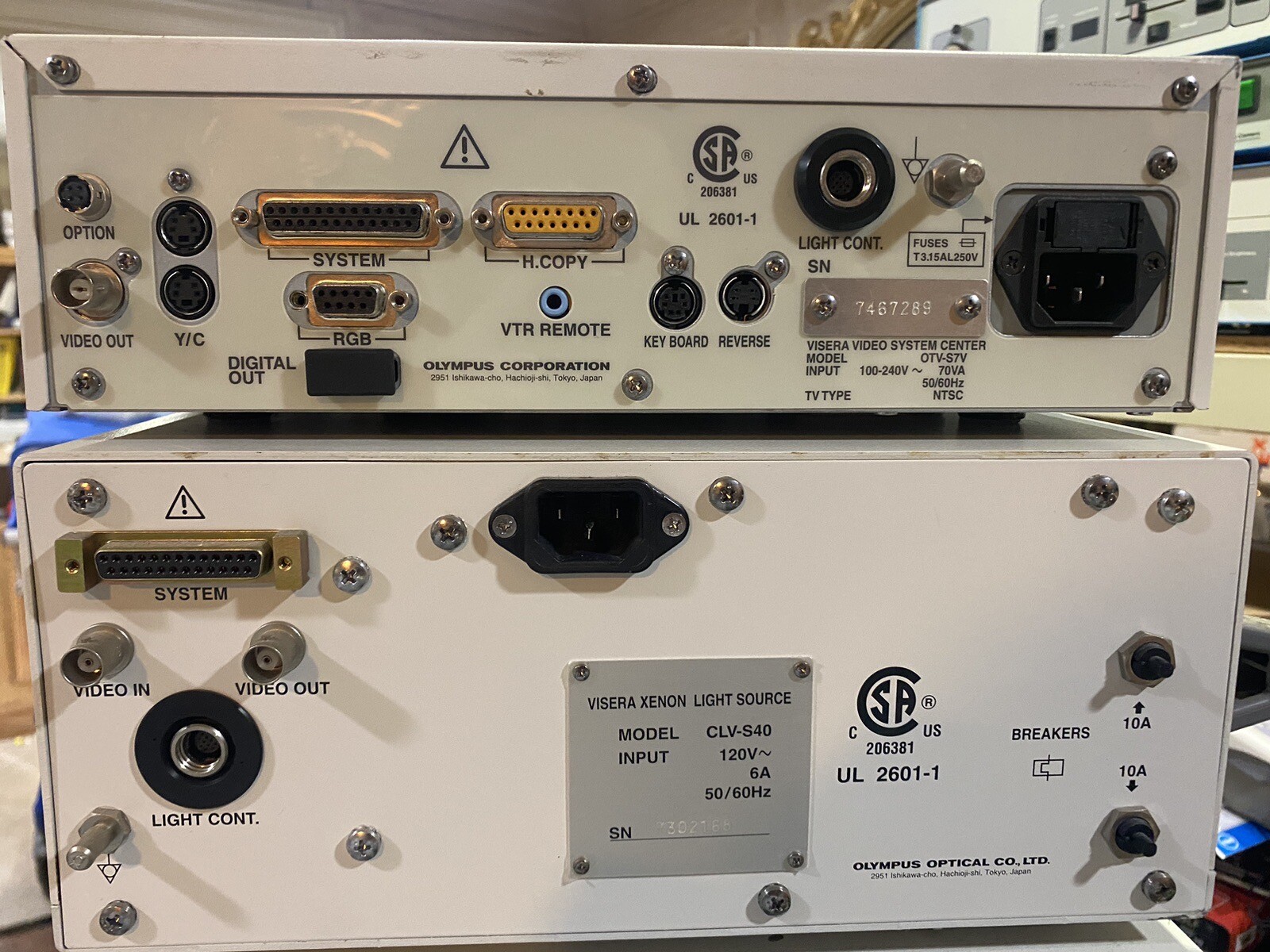 Olympus OTV-S7 Visera Digital Processor & CLV-S40 Light