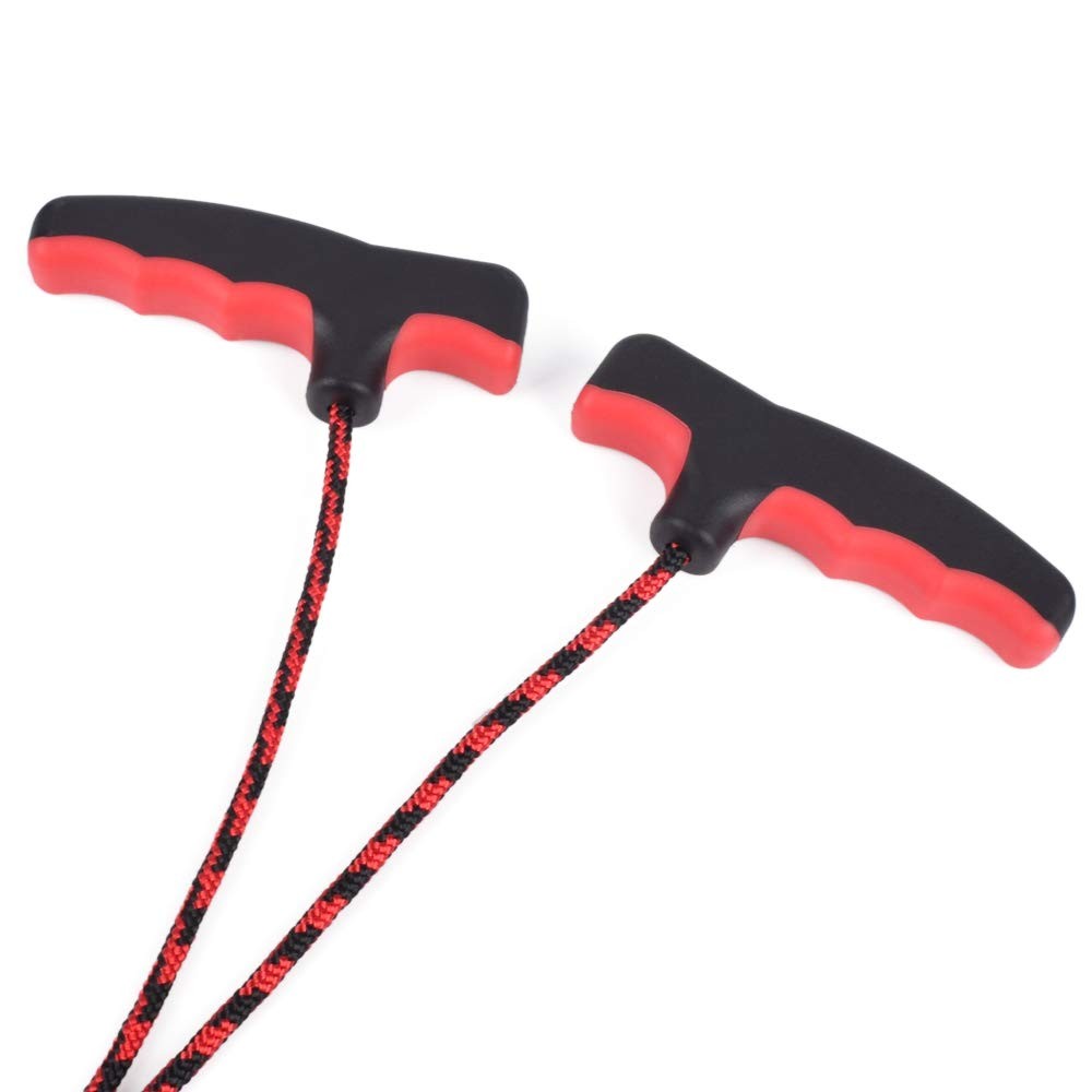 Crossbow Rope String Cocking Device Double Handle for Archery Bow Hunting Too...