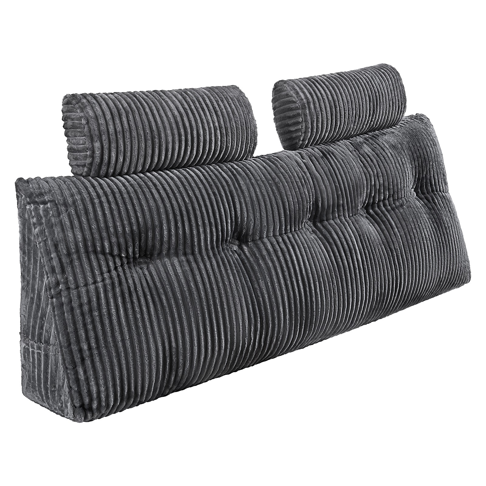 Uimoso Headboard Pillow Queen Wedge Headboard Pillow with 2 Pockets & Headrests