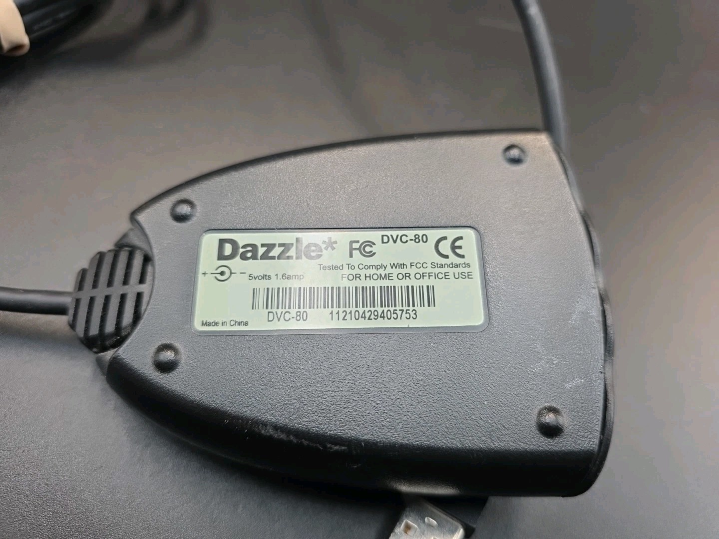 DAZZLE DVC-80 Digital Video Creator 80 Video Capture Device RCA USB Cable