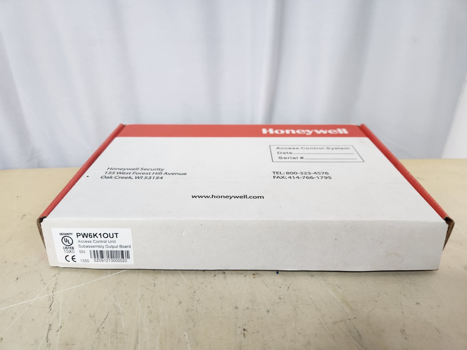 New NOS Honeywell PW6K1OUT Access Control Unit Subassembly Output Board