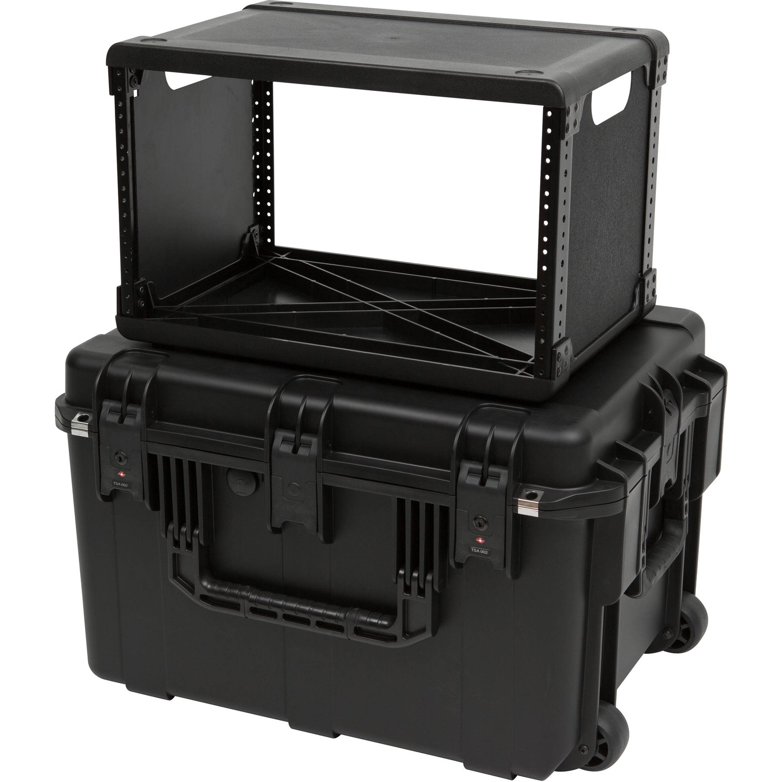 SKB 3i-2317M146U iSeries 6U 13" Deep TSA Molded Fly Audio Rack Case