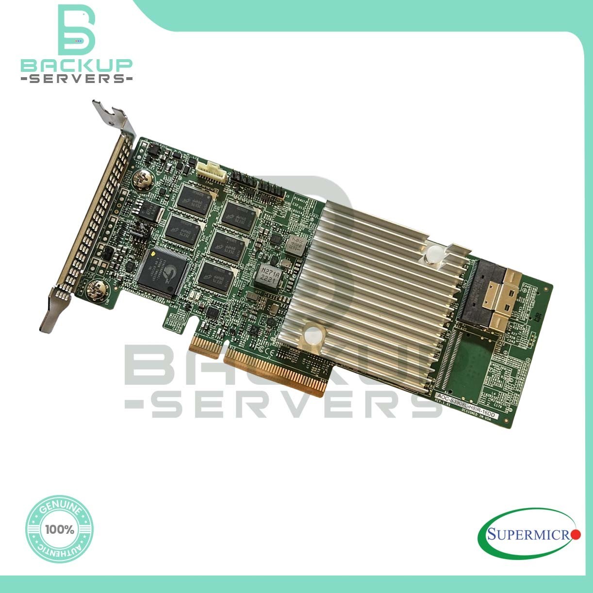Supermicro AOC-S3908L-H8IR-16DD 12Gb/s Eight-Port Internal SAS/SATA RAID Adapter