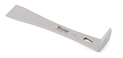 Titan Tool Stainless Steel Pry Bar Scraper Nail Puller 5.5 Inch Multi Tool