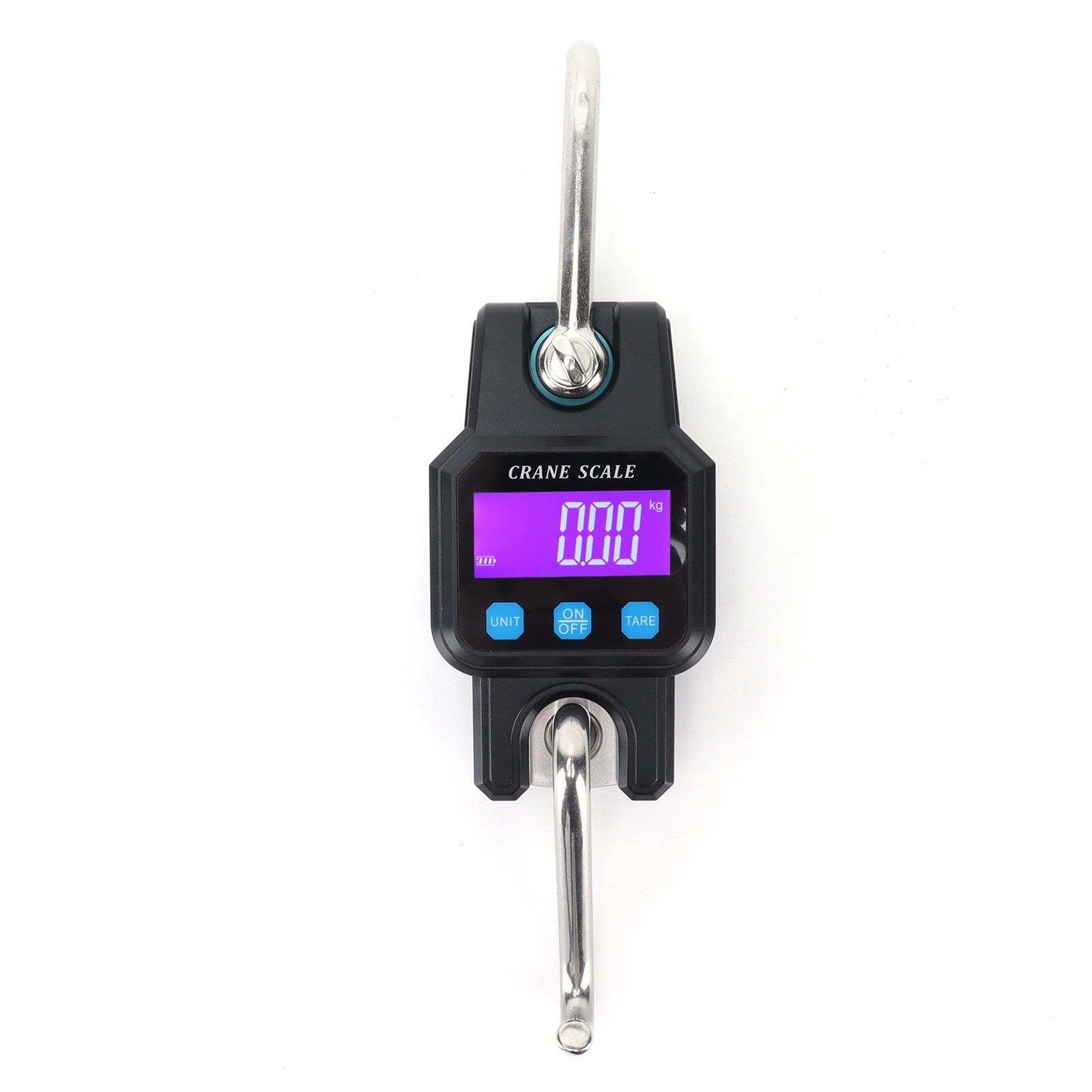 (Black)WH-C06 Rechargeable Digital Hanging Scale Mini Crane Scale Electronic US