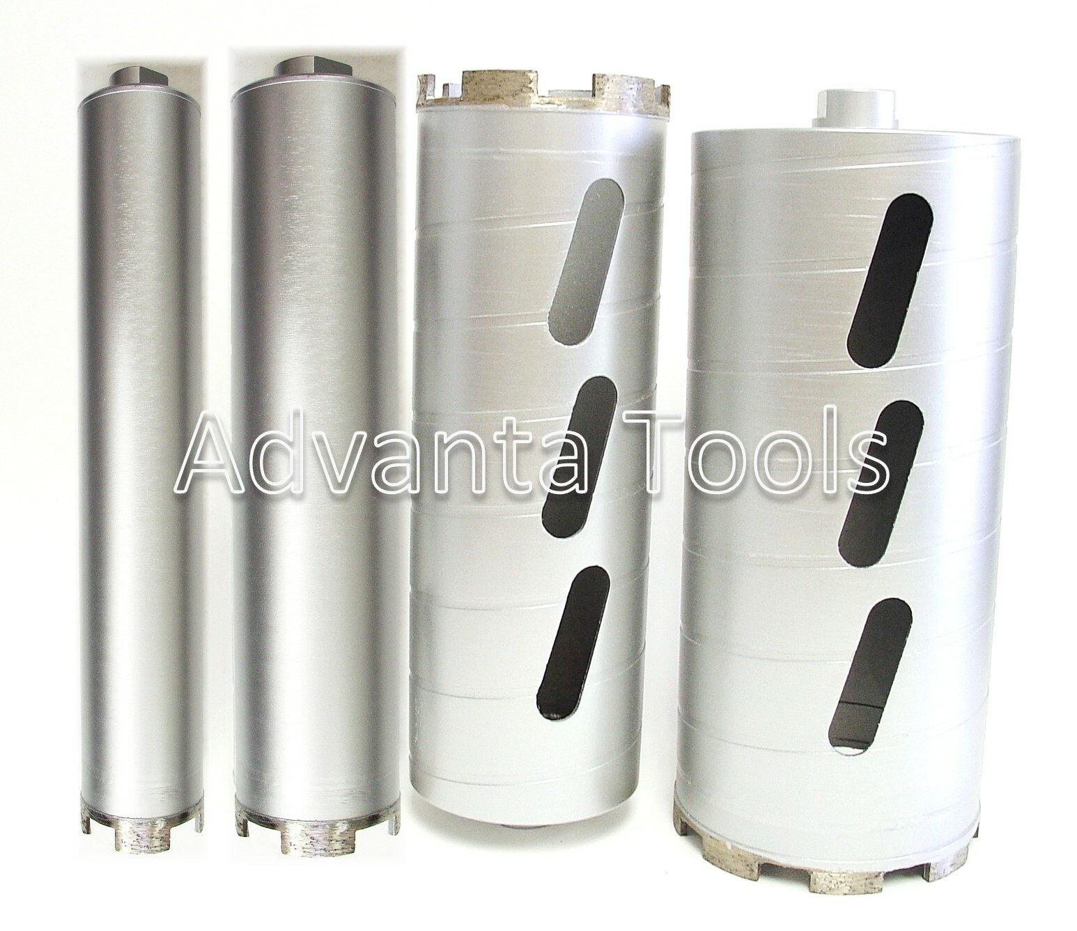 1.5", 2.5", 3.5", 4.5” Combo - Dry Core Drill Bit for Hard Concrete Masonry