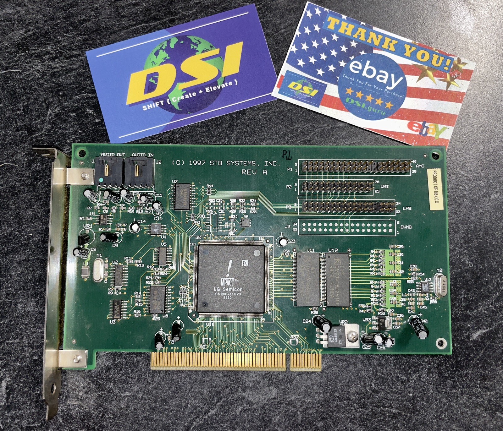 STB Systems DVD Decoder Card 210-0307-001 1X0-0591-305
