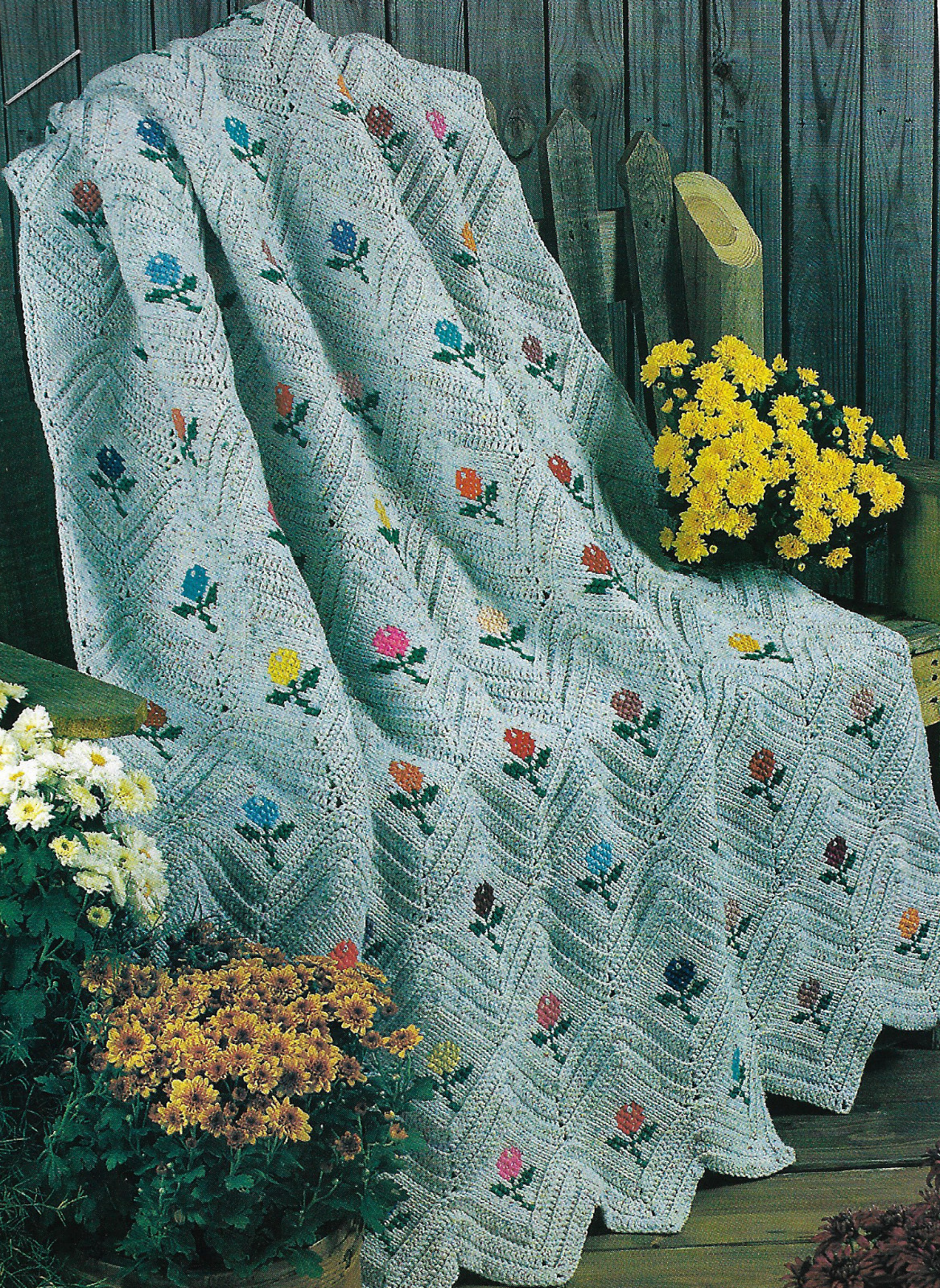 Summertime Afghan crochet PATTERN INSTRUCTIONS